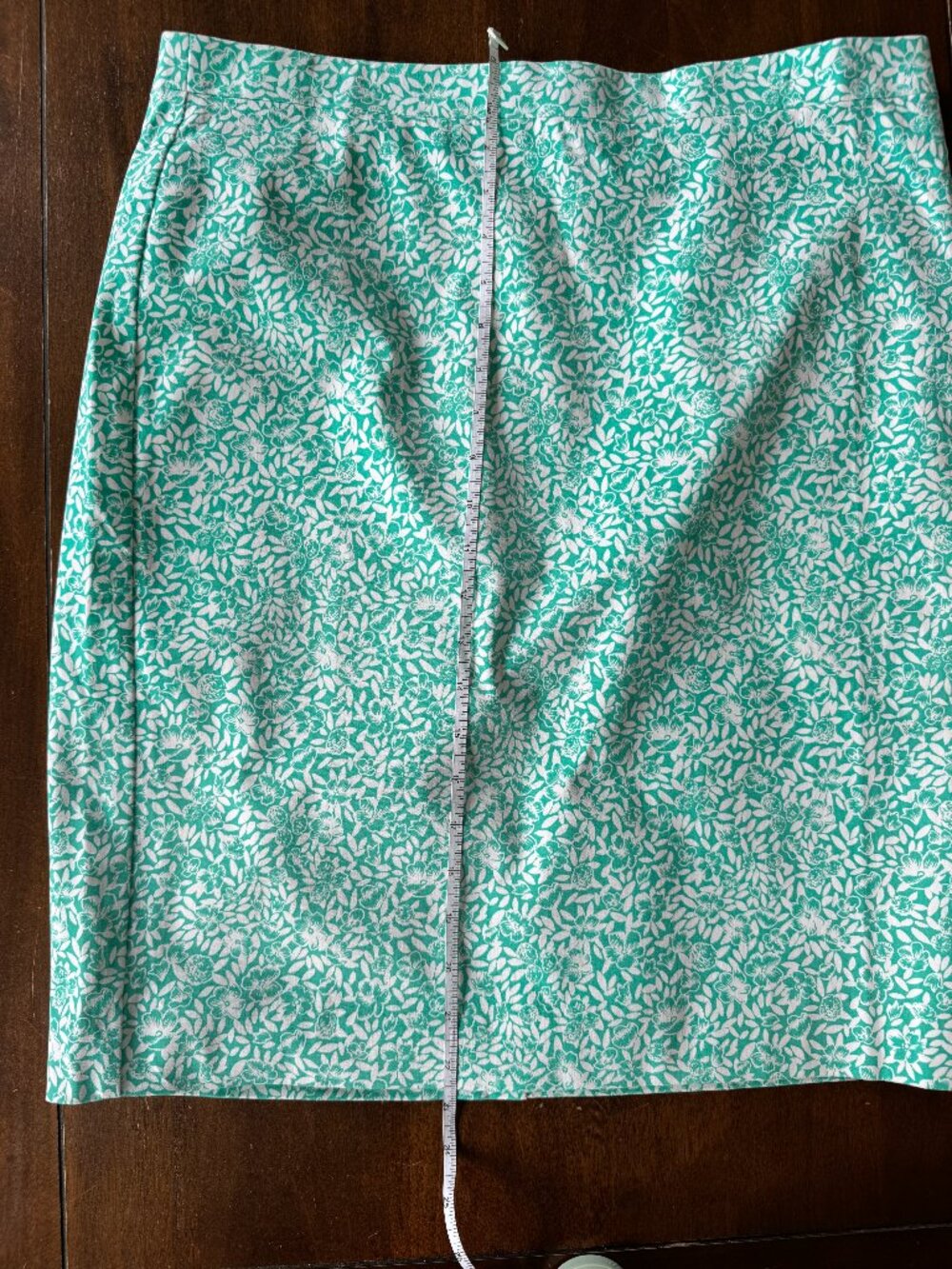 J.Crew Factory Floral Skirt Size 14 NWT Green White Summer Preppy A Line